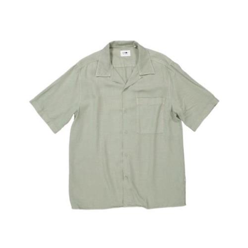 Short Sleeve Shirts Nn07 , Green , Heren