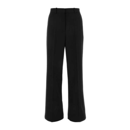 Zwarte wollen broek - Klassieke stijl Lanvin , Black , Dames