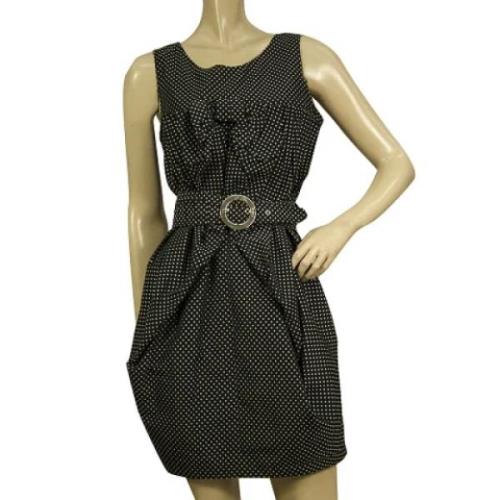 Pre-owned Polyester dresses Chloé Pre-owned , Black , Dames
