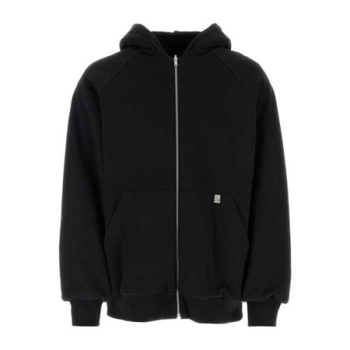 Zwarte katoenen sweatshirt - Klassieke stijl 1017 Alyx 9SM , Black , H...