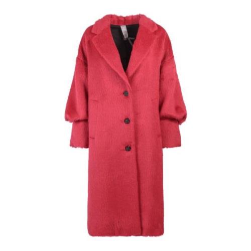 Belted Coats Hevo , Red , Dames