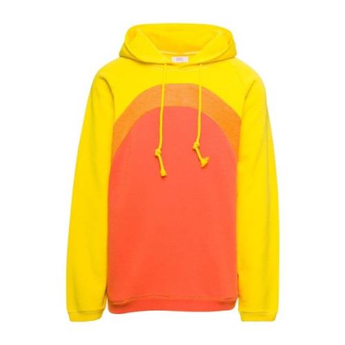 Regenboog Hoodie Gebreide Truien ERL , Orange , Heren