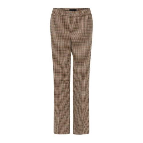 Wide Trousers C.Ro , Brown , Dames