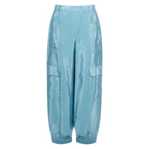 Wide Trousers Simkhai , Blue , Dames