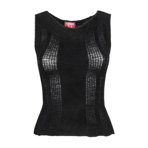 Sleeveless Tops Vitelli , Black , Dames