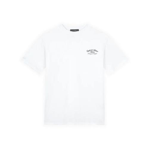 Quotrell Atelier Milano T-Shirt Heren Wit/Zwart Quotrell , White , Her...