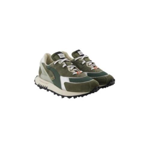 Marais M Sneakers - Tijdloze Stijl RUN OF , Green , Heren