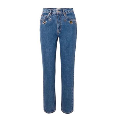 Jeans Originals 70s Straight Re/Done , Blue , Dames
