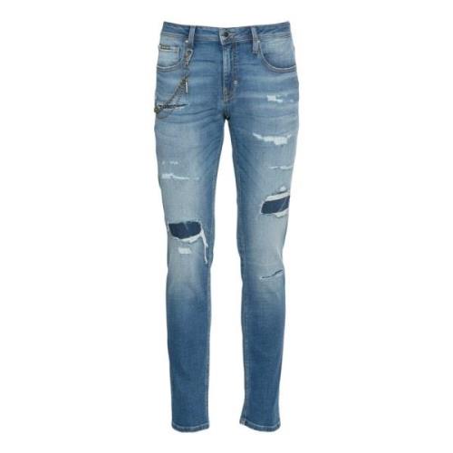 Iggy tulted tilpassede jeans Antony Morato , Blue , Heren