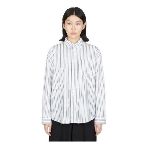 Gestreept Boyfriend Overhemd A.p.c. , White , Dames