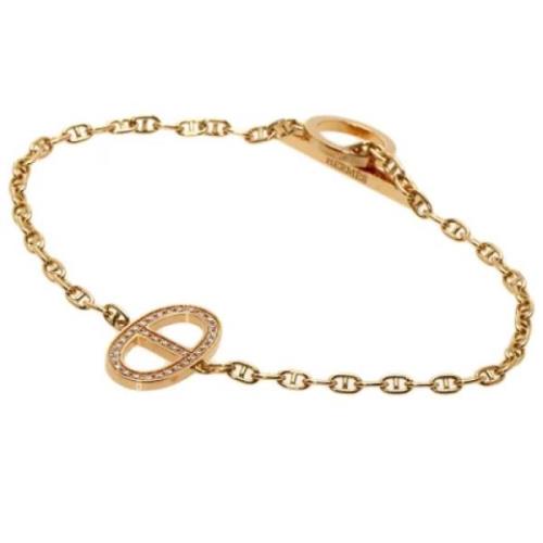 Pre-owned Rose Gold bracelets Hermès Vintage , Yellow , Dames