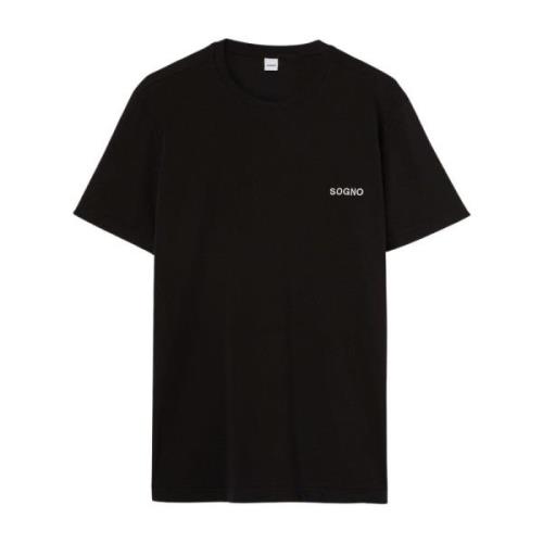 Klassieke Zwarte T-Shirt Upgrade Aspesi , Black , Heren