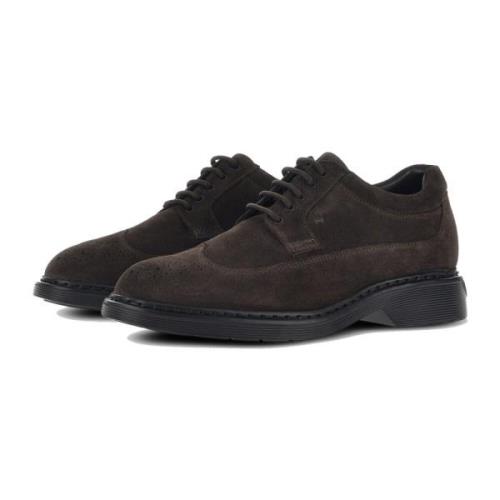 Ebano Derby Schoenen Hogan , Brown , Heren