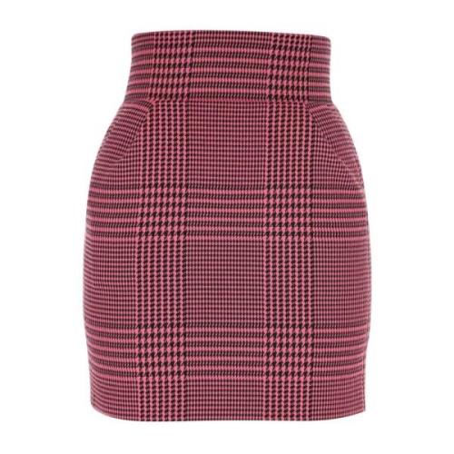 Geborduurde polyester mix mini rok Alexandre Vauthier , Pink , Dames