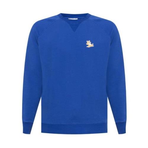 Sweatshirt Hoodies Maison Kitsuné , Blue , Heren