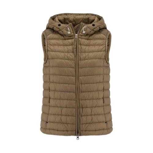 Gewatteerd waterafstotend vest Parajumpers , Brown , Dames