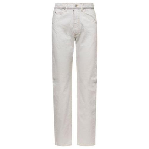 Klassieke Straight Fit Dames Jeans Maison Margiela , White , Dames