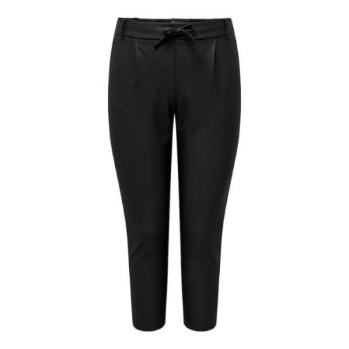 Zwarte Coated Pant | Freewear Zwart Only Carmakoma , Black , Dames