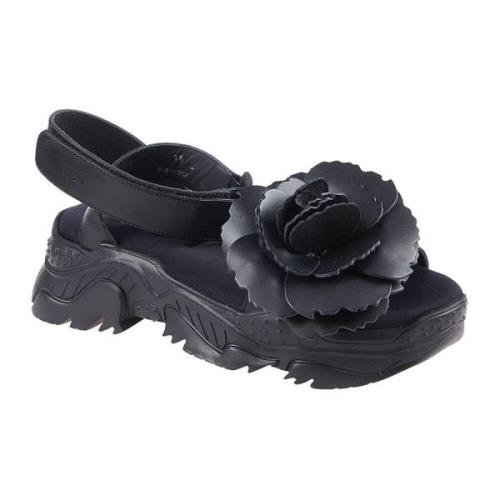 Flat Sandals N21 , Black , Dames