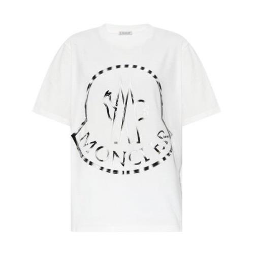 T-shirt Moncler , White , Dames