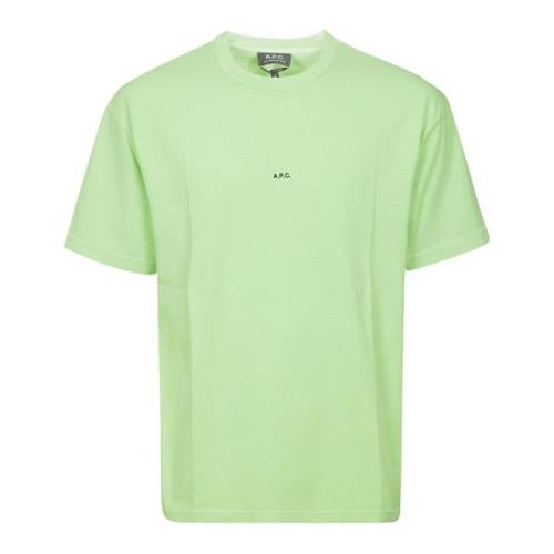 Kyle Fluorescerend T-Shirt A.p.c. , Green , Heren