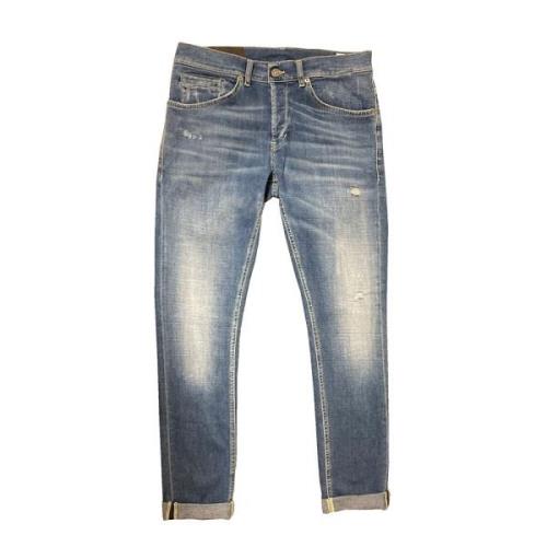 Slim-Fit Jeans voor stijlvol comfort Dondup , Blue , Heren