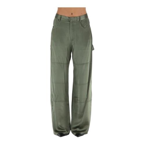 Wide Trousers Dion Lee , Green , Dames