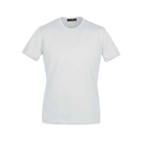 T-shirt Moorer , White , Heren