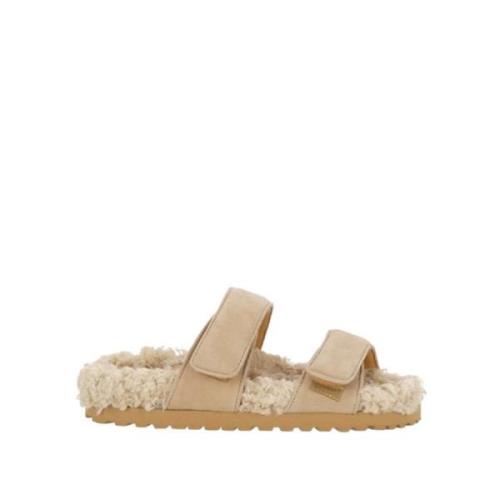 Sliders Gia Borghini , Beige , Dames