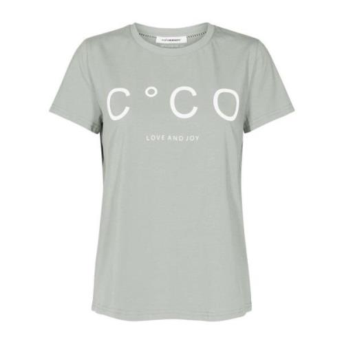 T-shirt Co'Couture , Gray , Dames