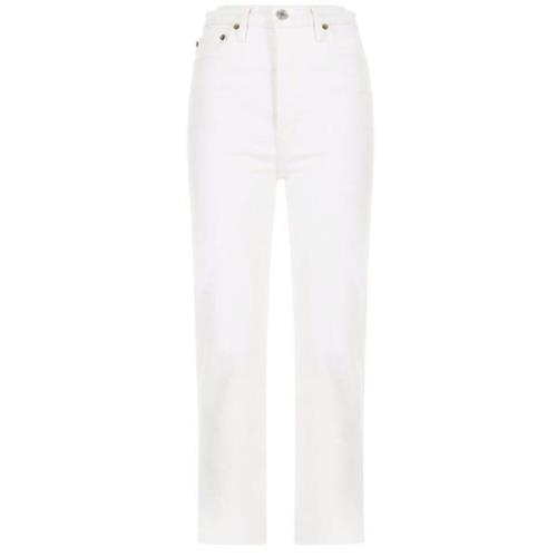 193-3Wstv27 Jeans Re/Done , White , Dames