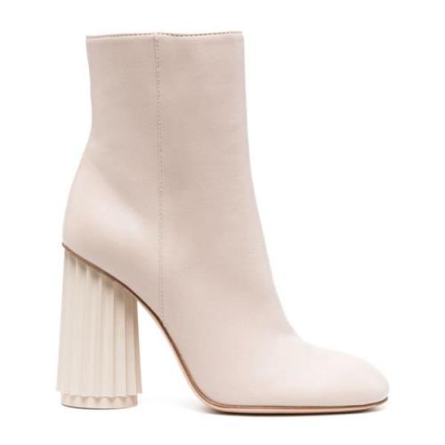 Elegant Softy Heel Bootie AGL , White , Dames