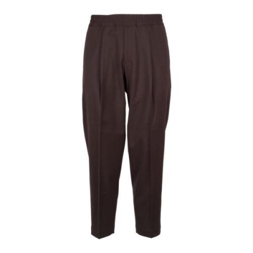 Slim-fit Trousers Briglia , Brown , Heren