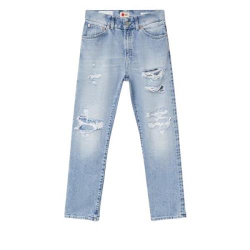 Tijdloze Straight Jeans Dondup , Blue , Dames