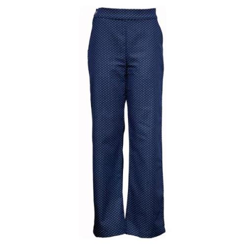 Wide Trousers Noor of Sweden , Blue , Dames