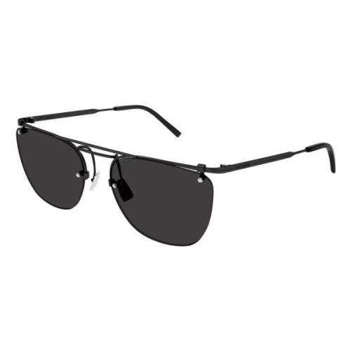 Stylish Sungles for Men - Black/Black Saint Laurent , Black , Heren