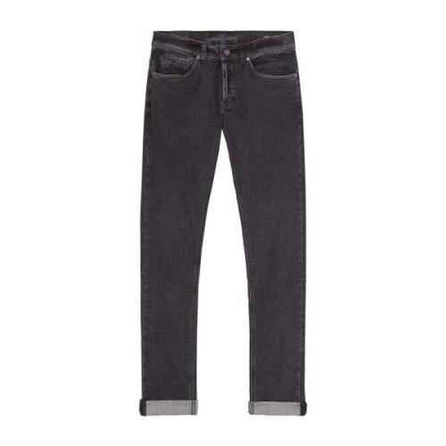 George Slim-Fit Jeans Dondup , Black , Heren