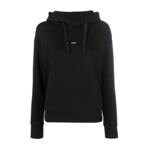 Christina Noir Hoodie A.p.c. , Black , Dames