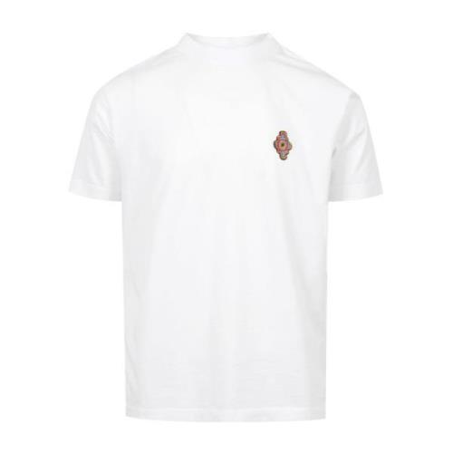 Moderne Cross Logo Tops Marcelo Burlon , White , Heren