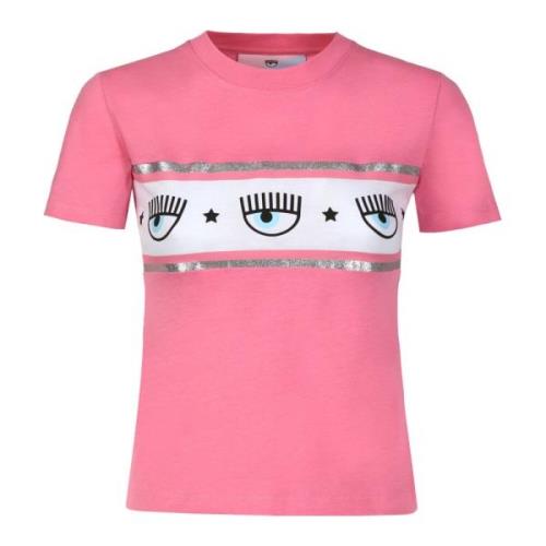 T-shirt Chiara Ferragni Collection , Pink , Dames