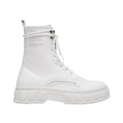 Lace-up Boots Virón , White , Dames