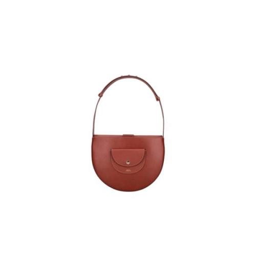 Handbags A.p.c. , Brown , Dames