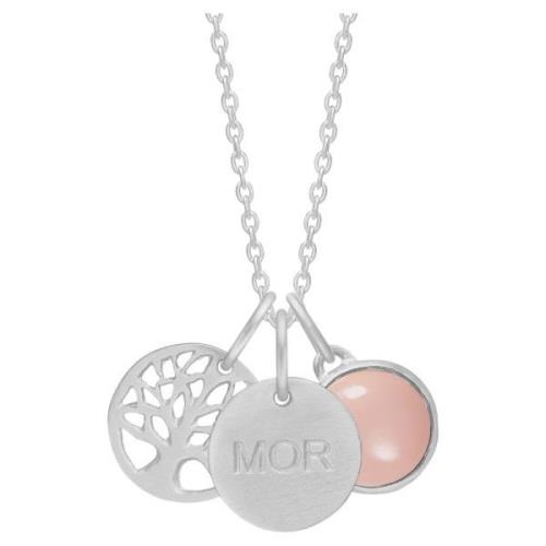 Tree of life/MOR 1A necklace silver Frk. Lisberg , Gray , Dames