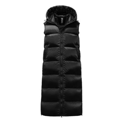 Pola Vest - Dames Donsvest van Bright Nylon BomBoogie , Black , Dames