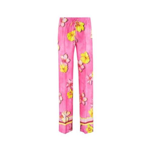 Trousers Ermanno Scervino , Pink , Dames