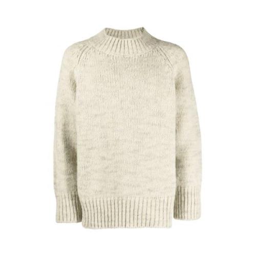 Chunky-Gebreide Crew-Neck Jumper Maison Margiela , Green , Heren