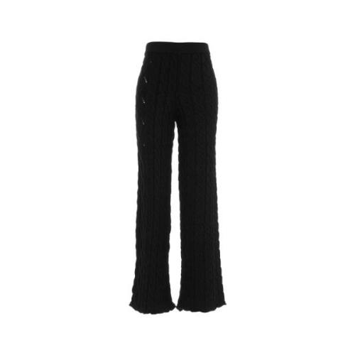 Wide Trousers Akep , Black , Dames