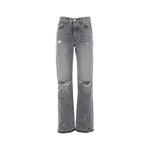 Grijze Denim Jeans - Stijlvol en Trendy Amiri , Gray , Dames