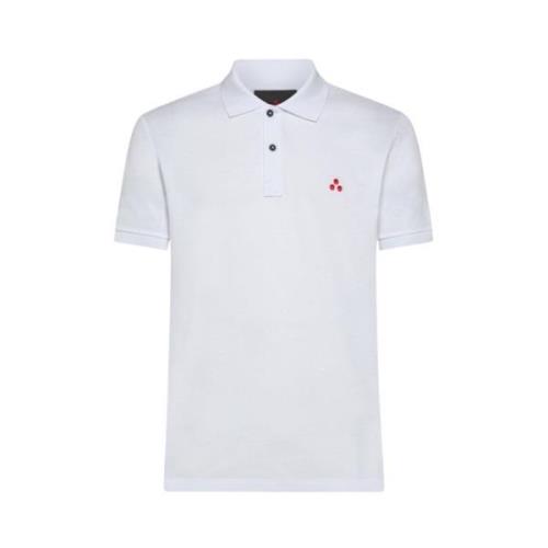 Klassiek Polo Shirt Peuterey , White , Heren