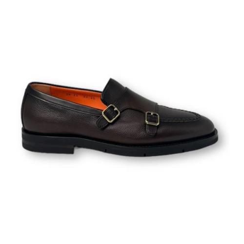 Stijlvolle Mocassins Santoni , Brown , Heren